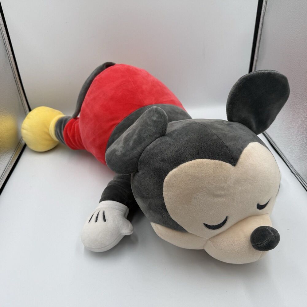 Disney Sleeping Mickey Mouse Cuddleez Large 23” Pillow Plush Stuffed Animal